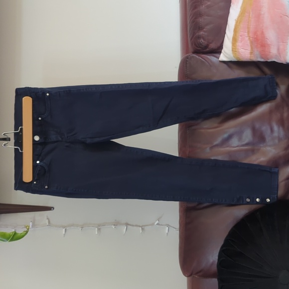 White House Black Market Denim - White House Black Market Stretchy Blue Pants